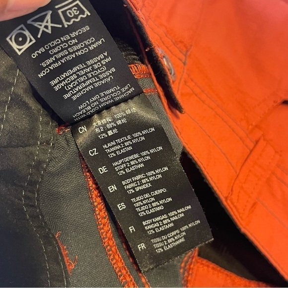 Kuhl Mutiny River Shorts Swimming Outdoors Red Gray Size 28 - Picture 10 of 14